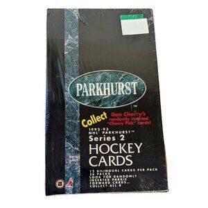 1992-93 PARKHURST NHL HOCKEY SERIES 2‎ FACTORY SEALED BOX PARKIE FORWARD CARDS